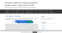 Desktop Screenshot of bmw-e46.net.pl